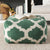Surya Poufs Cube Pouf - Geometric - POUF-150 | Poufs | Modishstore
