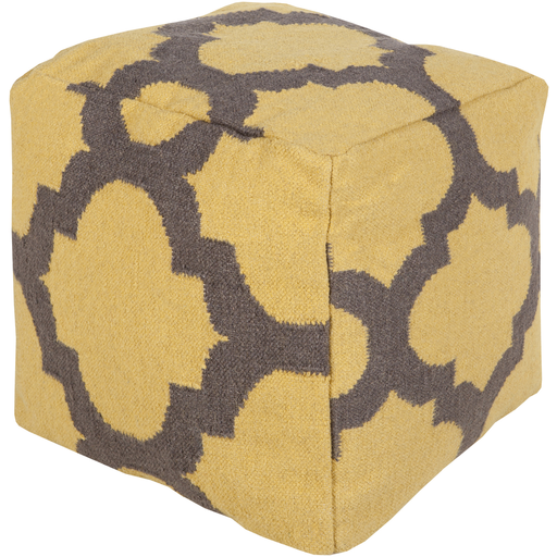 Surya Poufs Cube Pouf - Geometric - POUF-150 | Poufs | Modishstore-4