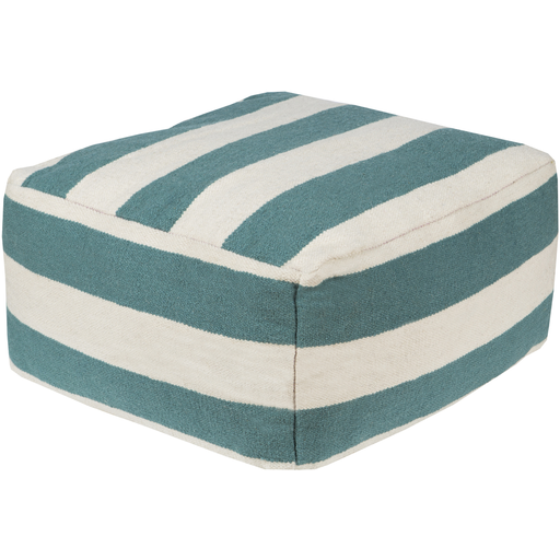 Surya Wide Stripe Pouf | Poufs | Modishstore-3