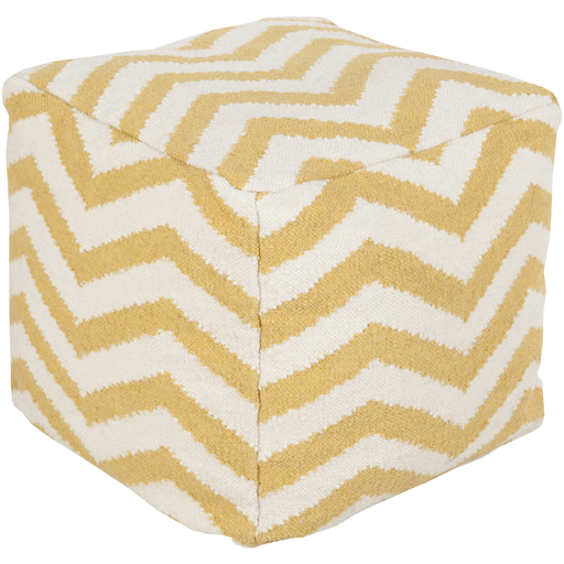 Surya Poufs Cube Pouf - Geometric - POUF-165 | Poufs | Modishstore-3