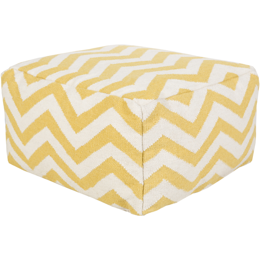 Surya Poufs Cube Pouf - Geometric - POUF-165 | Poufs | Modishstore-4