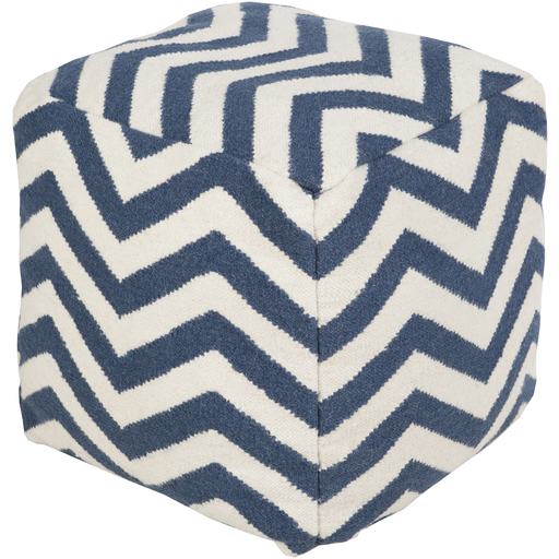 Surya Poufs Cube Pouf - Geometric - POUF-165 | Poufs | Modishstore-5