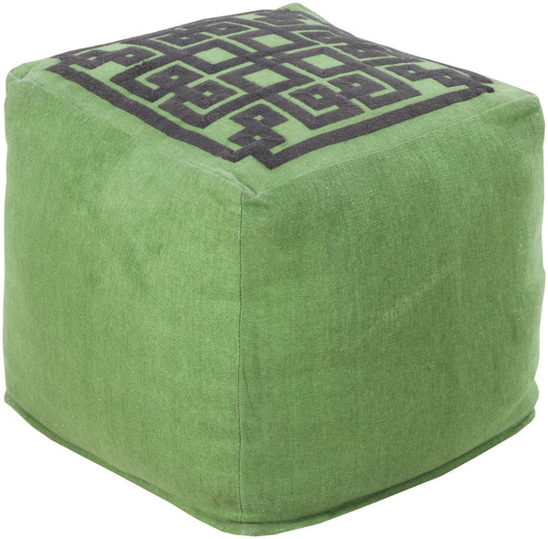 Surya Poufs Cube Pouf - Geometric - POUF-193 | Poufs | Modishstore-5