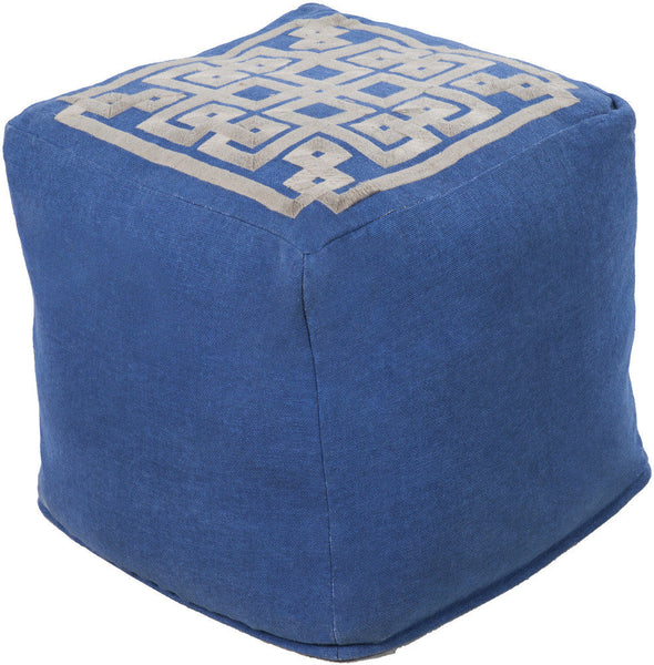 Surya Poufs Cube Pouf - Geometric - POUF-193 | Poufs | Modishstore-7