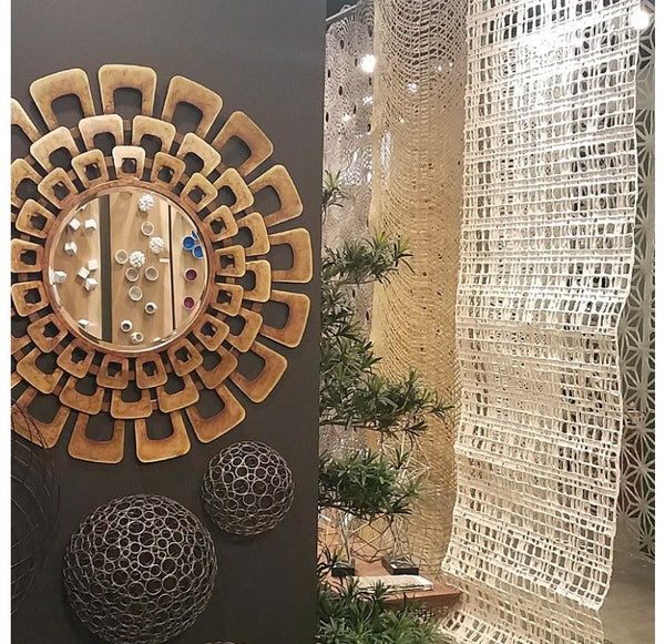 Handmade Paper, 'Digital' by Gold Leaf Design Group | Wall Decor | Modishstore-5