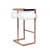 Vig Furniture Modrest Halifax Modern White Faux Fur & Rosegold Bar Stool | Modishstore | Bar Stools-3