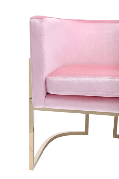 Vig Furniture Modrest Betsy Modern Velvet & Gold Dining Chair