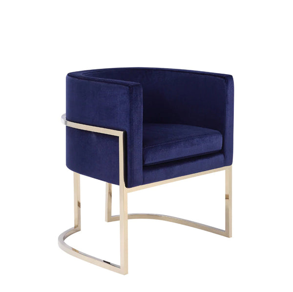 Vig Furniture Modrest Betsy Modern Velvet & Gold Dining Chair