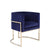 Vig Furniture Modrest Betsy Modern Velvet & Gold Dining Chair