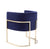 Vig Furniture Modrest Betsy Modern Velvet & Gold Dining Chair