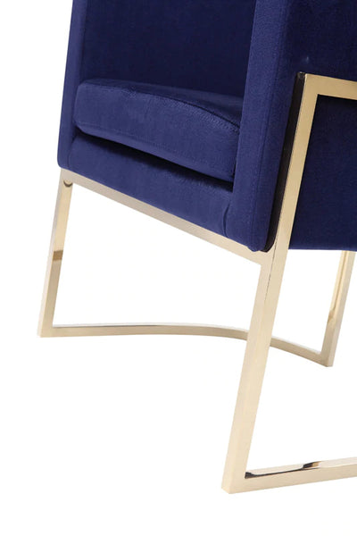 Vig Furniture Modrest Betsy Modern Velvet & Gold Dining Chair