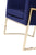 Vig Furniture Modrest Betsy Modern Velvet & Gold Dining Chair