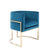 Vig Furniture Modrest Betsy Modern Velvet & Gold Dining Chair | Modishstore | Dining Chairs