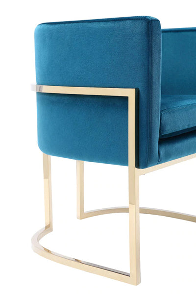 Vig Furniture Modrest Betsy Modern Velvet & Gold Dining Chair