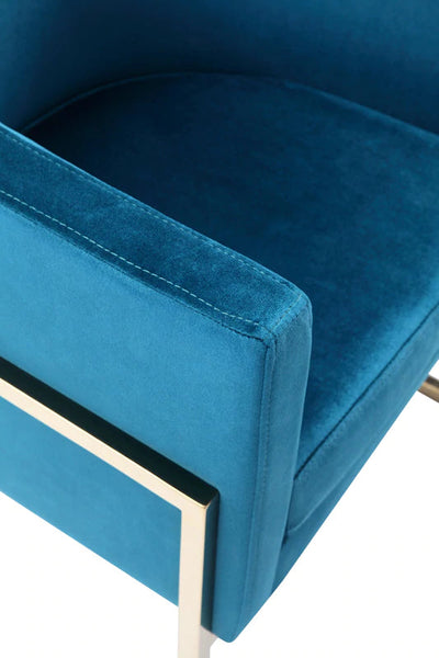Vig Furniture Modrest Betsy Modern Velvet & Gold Dining Chair
