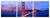 Vig Furniture Modrest San Francisco 3-Panel Acrylic Painting | Modishstore | Wall Art
