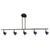 Cal Lighting SL-954-5-RU/BLS 5 Light Orbit Light 120V Fixture Body Only | Modishstore | Ceiling Lamps
