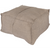 Surya Solid Linen Cube Pouf - Solid - SLPH-001 | Poufs | Modishstore-3