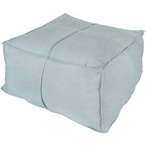 Surya Solid Linen Cube Pouf - Solid - SLPH-001 | Poufs | Modishstore-4