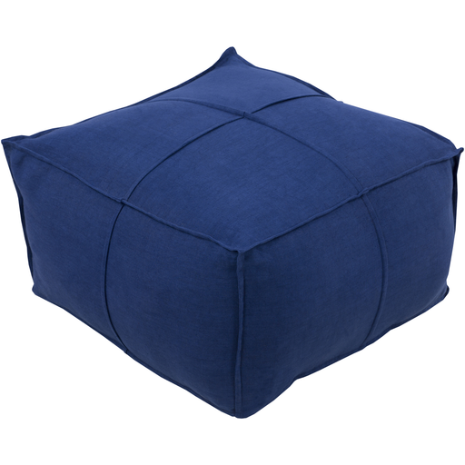 Surya Solid Linen Cube Pouf - Solid - SLPH-001 | Poufs | Modishstore-7