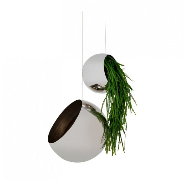 Hanging Orb Planters Set of 2 by Gold Leaf Design Group | Outdoor Decor | Modishstore-6