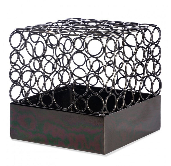 Circle Wire Vase (Set of 2) by Gold Leaf Design Group | Vases | Modishstore-3