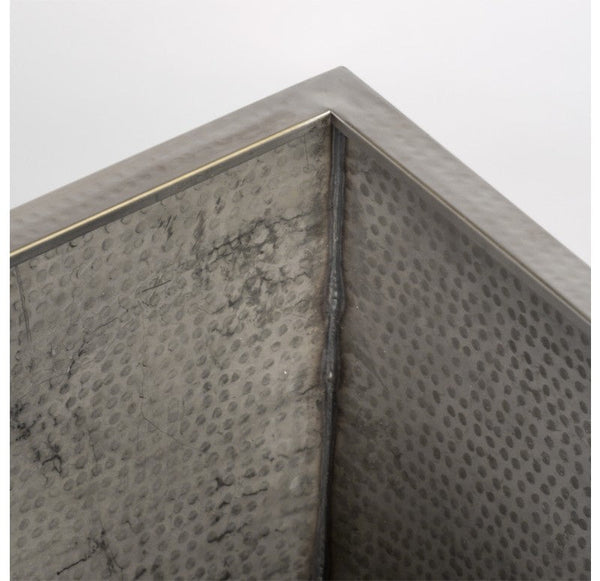 Stainless Steel: Flared Planter, 19.75