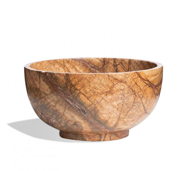 Bowl, Forest Brown Stone by Gold Leaf Design Group | Bowls | Modishstore-2