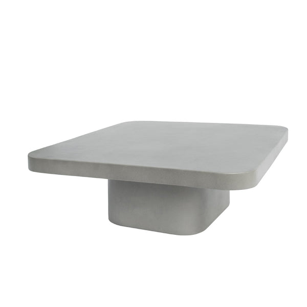 Vig FurnitureModrest Flores Modern Grey Concrete Coffee Table | Modishstore | Coffee Tables