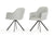 Vig Furniture Modrest Synergy Modern Fabric Dining Arm Chair | Modishstore | Armchairs-4