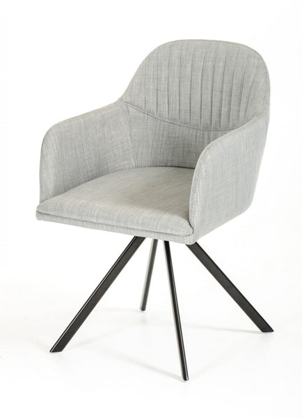 Vig Furniture Modrest Synergy Modern Fabric Dining Arm Chair | Modishstore | Armchairs-6