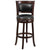 29'' High Cappuccino Wood Barstool With Panel Back And Black Leathersoft Swivel Seat By Flash Furniture | Bar Stools | Modishstore - 4