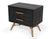 Vig Furniture Modrest Tabitha Modern Dark Brown Recycled Pine Nightstand | Modishstore | Nightstands-4