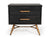 Vig Furniture Modrest Tabitha Modern Dark Brown Recycled Pine Nightstand | Modishstore | Nightstands