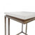 Vig Furniture Modrest Lansing Modern White Concrete & Antique Brass End Table | Modishstore | End Tables-4