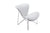 Vig Furniture Modrest Decatur Contemporary White Leatherette Accent Chair | Modishstore | Accent Chairs-2