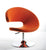Vig Furniture Modrest Adara Modern Orange Fabric Lounge Chair | Modishstore | Lounge Chairs