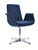 Vig Furniture Modrest Dacia Modern Blue Fabric Accent Chair | Modishstore | Accent Chairs