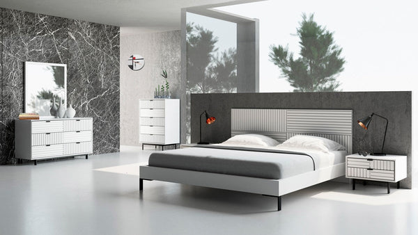 Vig Furniture Nova Domus Valencia Contemporary White Mirror | Modishstore | Mirrors-3