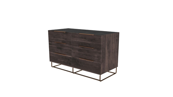 Vig Furniture Nova Domus Benzon Italian Modern Dark Rovere Dresser | Modishstore | Dressers
