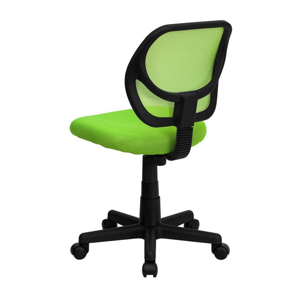 Low Back Green Mesh Swivel Task Office Chair By Flash Furniture | Office Chairs | Modishstore - 3