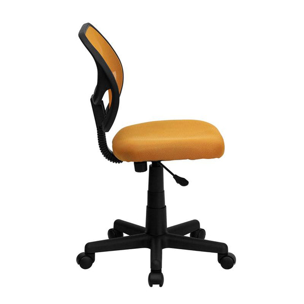 Low Back Orange Mesh Swivel Task Office Chair By Flash Furniture | Office Chairs | Modishstore - 2
