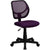 Low Back Purple Mesh Swivel Task Office Chair By Flash Furniture | Office Chairs | Modishstore