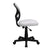 Low Back White Mesh Swivel Task Office Chair By Flash Furniture | Office Chairs | Modishstore - 2