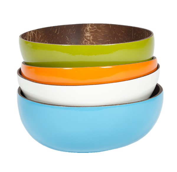 Gold Leaf Design Group Coconut Bowl - Set of 6 | Bowls | Modishstore