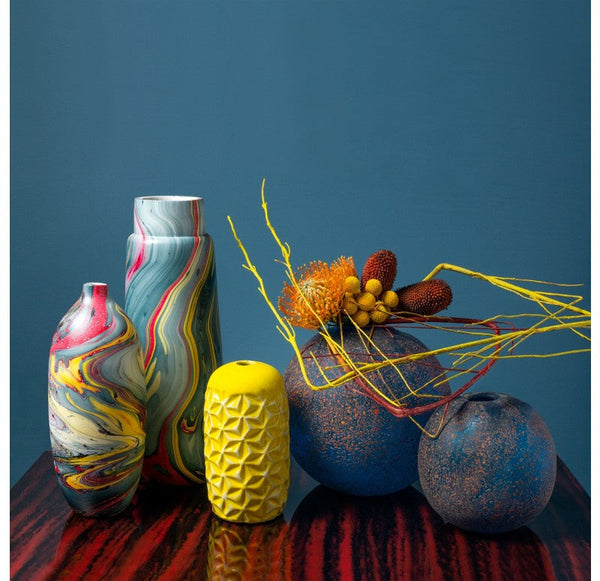 Surf Vase( Set of 2) by Gold Leaf Design Group | Vases | Modishstore-2