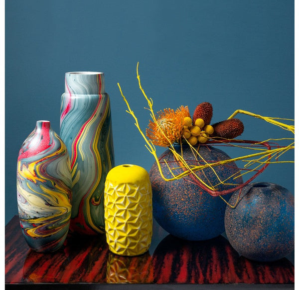 Repoto Vase, Yellow, 7.75