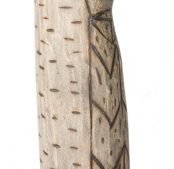 Folk Sculpture Male/Female by Gold Leaf Design Group | Sculptures | Modishstore-5