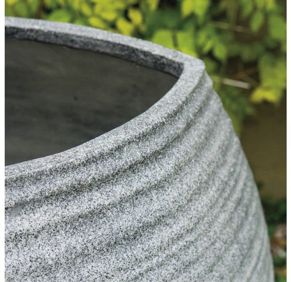 Painted Wood Planks in Trapezoid Planter, LG by Gold Leaf Design Group | Outdoor Planters, Troughs & Cachepots | Modishstore-2