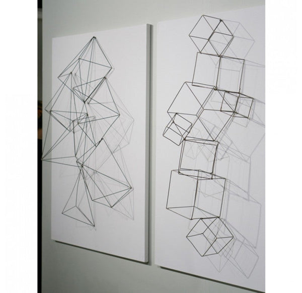 Gold Leaf Design Group Wire Cubes - Set Of 12 | Stands | Modishstore-3